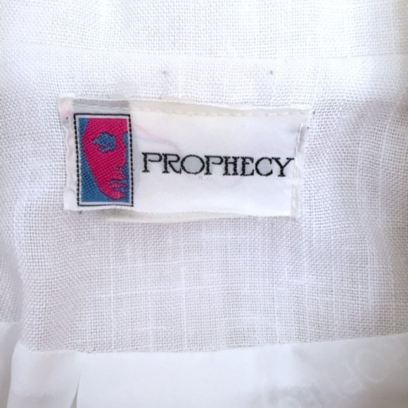 White Linen Style Blazer - Excellent Condition - Picture 6 of 7